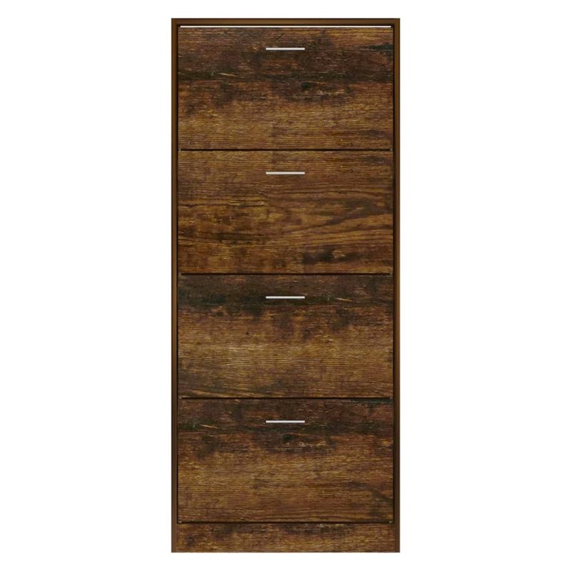 Casa si Gradina - Mobilier - Organizare si depozitare - Organizator incaltaminte - Pantofar, stejar fumuriu, 63x24x147 cm, lemn compozit - Infinity.ro