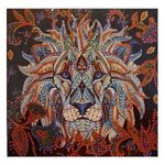 Jucarii, Copii si Bebe - Jucarii si jocuri - Jucarii & jocuri educative - Seturi de artizanat - Set creativ cu diamante rotunde Diamond Painting Extra Shiny Animal 20 x 20 cm Toi-Toys TT47169Z - Infinity.ro