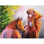 Jucarii, Copii si Bebe - Jucarii si jocuri - Jucarii & jocuri educative - Seturi de artizanat - Set creativ cu diamante rotunde Diamond Painting 40 x 50 cm Toi-Toys TT46684Z - Infinity.ro