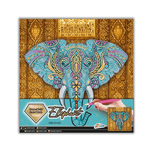 Jucarii, Copii si Bebe - Jucarii si jocuri - Jucarii & jocuri educative - Seturi de artizanat - Set creativ cu diamante rotunde pe panza Diamond Painting 30 x 30 cm Grafix GR260011 - Infinity.ro