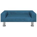 Casa si Gradina - Mobilier - Mobilier copii - Mobilier camera copiilor - Canapea pentru copii, albastru, 70x45x26,5 cm, catifea - Infinity.ro