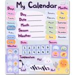 Casa si Gradina - Decoratiuni - Obiecte decorative - Decoratiuni camera copilului - Calendarul meu magnetic, 31 x 35 cm, 40 cm Fiesta Crafts FCT-2634 - Infinity.ro