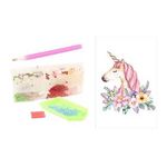 Jucarii, Copii si Bebe - Jucarii si jocuri - Jucarii & jocuri educative - Seturi de artizanat - Set creativ cu diamante rotunde Diamond Painting Nature 15 x 10 cm, Toi-Toys - Infinity.ro