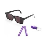 Jucarii, Copii si Bebe - Jucarii si jocuri - Jucarii & jocuri educative - Jocuri si jucarii educative - Set spionaj format din ochelari spion, 2 pixuri invizibile si lanterna UV Toi-Toys - Infinity.ro