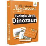 Carti si Birotica - Carti - Carti pentru copii - Carti interactive - Evolutia vietii: Dinozauri/ Cjed. Montessori 6-12 ani - Infinity.ro