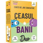 Carti si Birotica - Carti - Carti pentru copii - Carti interactive - Ceasul. Banii. Pachete Duo EduCard - Infinity.ro