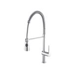 Casa si Gradina - Sanitare - Chiuveta bucatarie si accesorii - Baterii bucatarie - Baterie chiuveta bucatarie+dus extensibil cu arc+pipa inalt+cartus ceramic - Infinity.ro