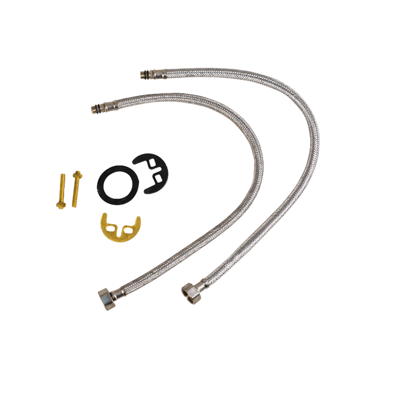 Casa si Gradina - Sanitare - Chiuveta bucatarie si accesorii - Chiuvete bucatarie - Set chiuveta bucatarie pentru masca cuva dreapta 80 x 50 cm, baterie lebada + sifon de scurgere - Infinity.ro