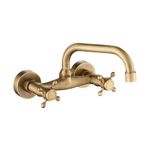 Casa si Gradina - Sanitare - Lavoar baie si accesorii - Baterii sanitare - Baterie lavoar perete baie retro Casa Blanca Epoque BEP3 - Infinity.ro