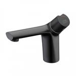 Casa si Gradina - Sanitare - Lavoar baie si accesorii - Baterii sanitare - Baterie lavoar Casa Blanca LYRA BLY2-N, finisaj negru satinat - Infinity.ro