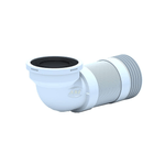 Casa si Gradina - Sanitare - Obiecte sanitare - Accesorii vase de toaleta - Racord manson WC cu cot, Hypo, extensibil insertie metalica 110 mm - Infinity.ro