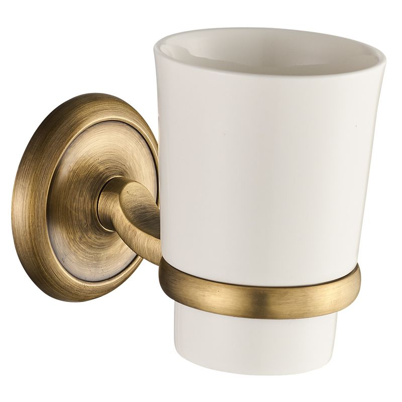 Casa si Gradina/Sanitare/Suporturi si accesorii baie - Suport pahar de baie Casa Blanca EPOQUE AEP03, finisaj bronz nichelat - Infinity.ro