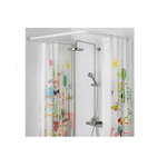 Casa si Gradina - Sanitare - Suporturi si accesorii baie - Suporturi baie - Bara perdea dus otel pentru cada dus cu trei laturi in forma de U, culoare alba 90 x 90 x 90 cm - Infinity.ro