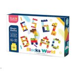 Jucarii, Copii si Bebe - Jucarii si jocuri - Seturi de constructie si cuburi - Seturi de constructie - Joc constructii, 30 piese maxi - Infinity.ro