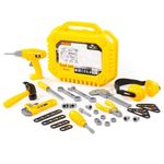 Jucarii, Copii si Bebe - Jucarii si jocuri - Jucarii de rol - Ateliere si bancuri de lucru - Unelte in gentuta, 32 piese/set, 32 x 19.5 x 26 cm - Polesie - Infinity.ro