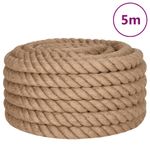 Casa si Gradina - Constructii - Feronerie si accesorii - Sfoara si lanturi - Funie de iuta, 5 m lungime, 40 mm grosime - Infinity.ro