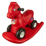 Jucarii, Copii si Bebe - Jucarii si jocuri - Jucarii de exterior - Balansoare copii - Calut balansoar 2 in 1, rosu - ROBENTOYS - Infinity.ro