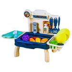 Jucarii, Copii si Bebe - Jucarii si jocuri - Jucarii de rol - Bucatarii copii - Play set bucatarie, cu baterii, 36 piese, 40.5 x 21.5 x 28 cm - Infinity.ro