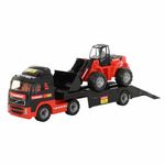 Jucarii, Copii si Bebe - Jucarii si jocuri - Vehicule si jucarii cu telecomanda - Utilaje constructie de jucarie - Camion+buldozer - Mammoet, 89 x 19 x 25 cm, Polesie - Infinity.ro