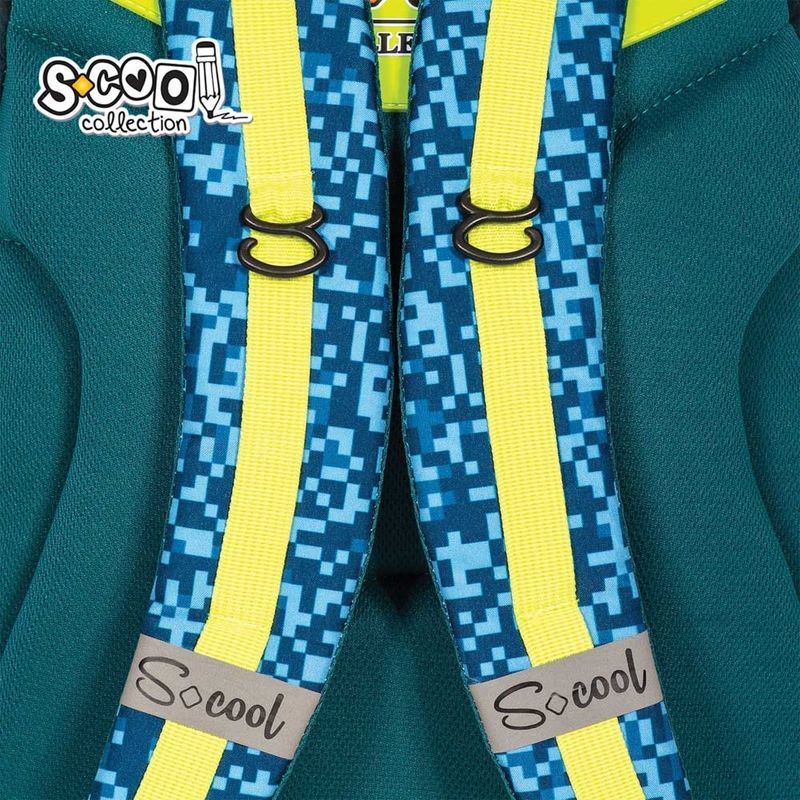 Carti si Birotica - Rechizite - Rucsacuri si genti scolare - Ghiozdan anatomic LIGHT NO LIMIT, 41 x 28 x 21 cm S-COOL - Infinity.ro