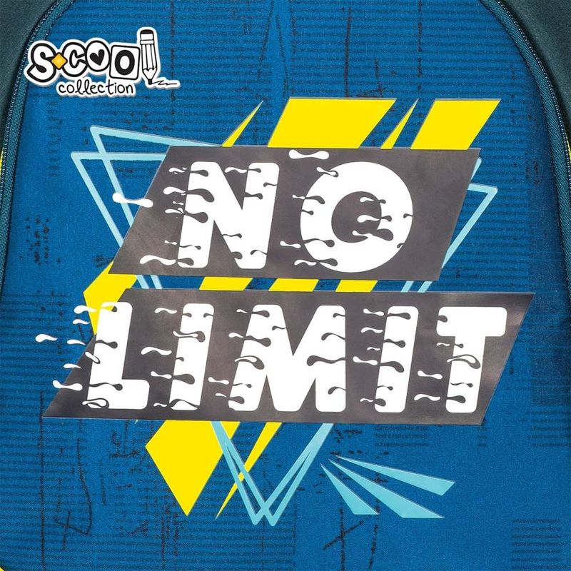 Carti si Birotica - Rechizite - Rucsacuri si genti scolare - Ghiozdan anatomic LIGHT NO LIMIT, 41 x 28 x 21 cm S-COOL - Infinity.ro