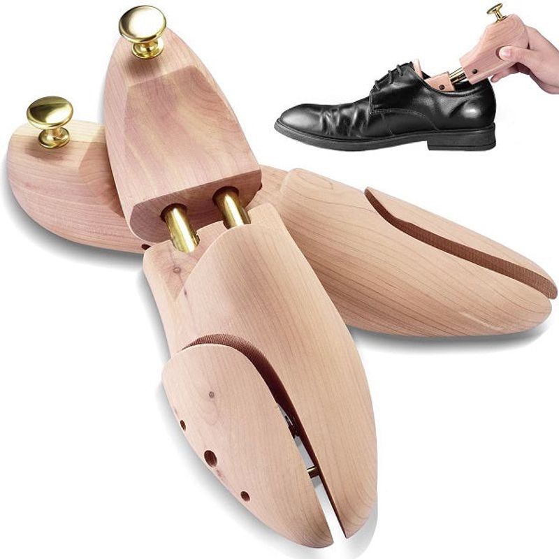 Fashion, accesorii si bijuterii - Femei - Incaltaminte femei - Accesorii incaltaminte - Set 2 Sanuri Pentru Largit si Alungit Pantofi, Marimea 39-40 - Lemn - Infinity.ro
