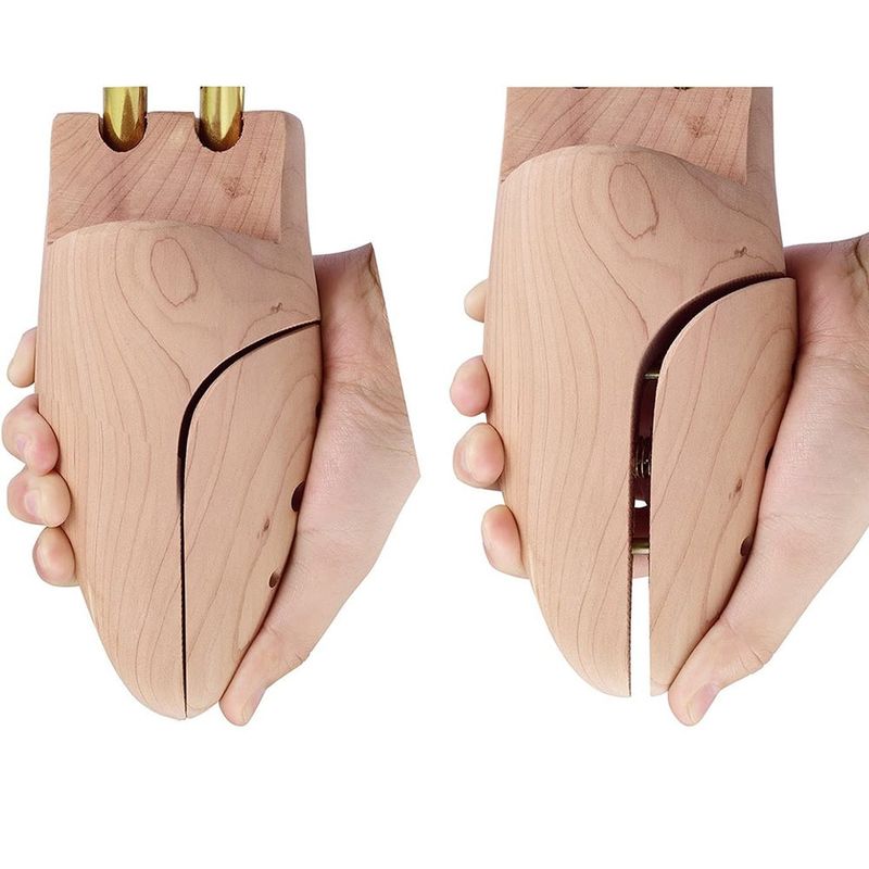 Fashion, accesorii si bijuterii - Femei - Incaltaminte femei - Accesorii incaltaminte - Set 2 Sanuri Pentru Largit si Alungit Pantofi, Marimea 39-40 - Lemn - Infinity.ro