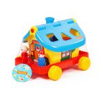 Jucarii, Copii si Bebe - Jucarii si jocuri - Jucarii bebelusi - Jucarii de tras/impins - Casuta cu forme si roti, Polesie - Infinity.ro