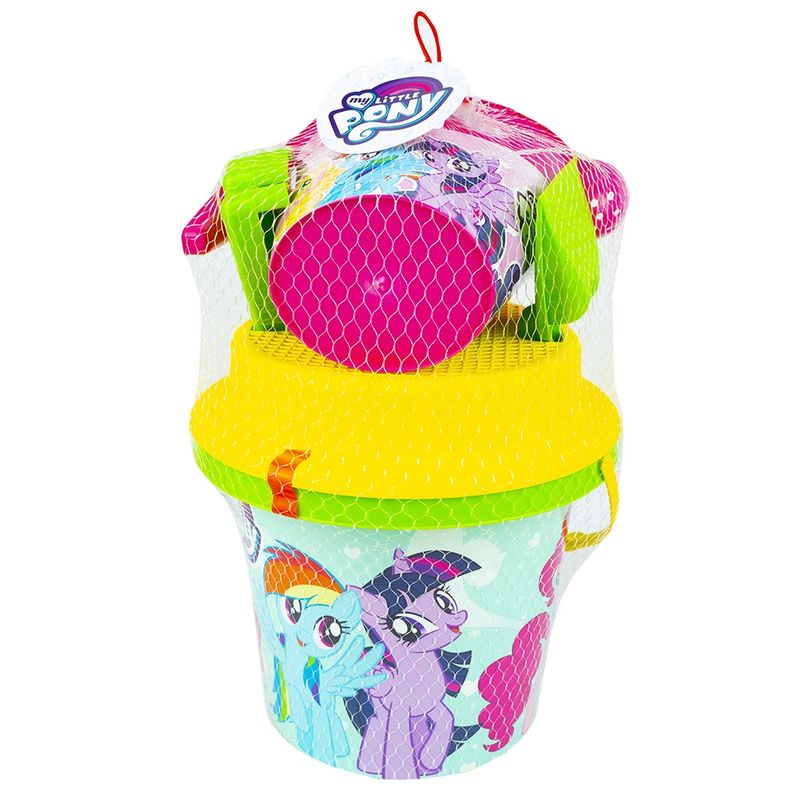 Jucarii, Copii si Bebe - Jucarii si jocuri - Jucarii de exterior - Jucarii pentru plaja si nisip - Galetusa nisip+acces. My Little Pony/20 cm - Infinity.ro