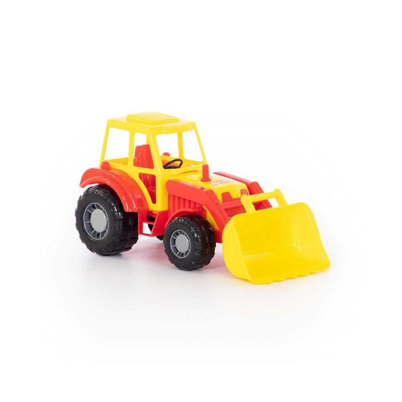 Jucarii, Copii si Bebe - Jucarii si jocuri - Vehicule si jucarii cu telecomanda - Utilaje constructie de jucarie - Tractor cu incarcator - Altay, 36 x 17 x 18 cm, Polesie - Infinity.ro