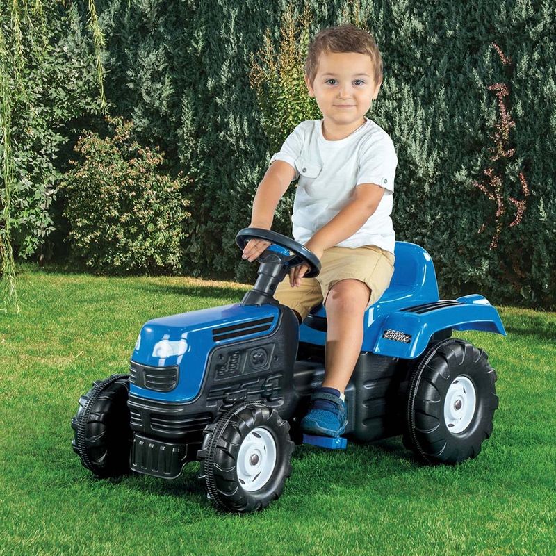 Jucarii, Copii si Bebe - Jucarii si jocuri - Jucarii de exterior - Masinute si vehicule pentru copii - Tractor cu pedale Ranchero 52 x 81.5 x 45cm - Dolu - Infinity.ro