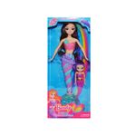 Jucarii, Copii si Bebe - Jucarii si jocuri - Papusi si accesorii - Papusi - Papusa sirena + papusica sirena, flexibile - Infinity.ro