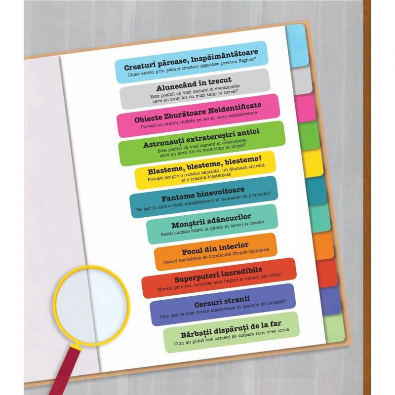 Carti si Birotica - Carti - Carti pentru copii - Carti interactive - Mistere neelucidate. Poti tu sa explici inexplicabilul?, Susan Martineau - Infinity.ro