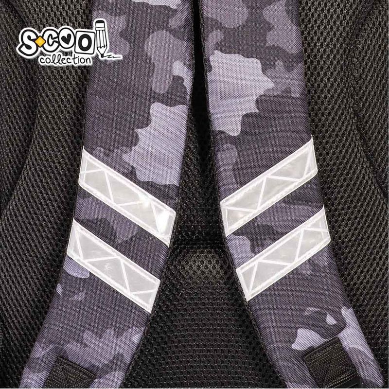 Carti si Birotica - Rechizite - Rucsacuri si genti scolare - Ghiozdan ergonomic AIR FORCE, 40.5 x 29 x 13.5 cm - S-COOL - Infinity.ro