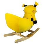 Jucarii, Copii si Bebe - Jucarii si jocuri - Jucarii de exterior - Balansoare copii - Balansoar pentru bebelusi, Albinuta, lemn + plus, 60 x 34 x 45 cm - Infinity.ro