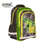 Carti si Birotica - Rechizite - Rucsacuri si genti scolare - Ghiozdan ergonomic AIR FORCE, 40.5 x 29 x 13.5 cm - S-COOL - Infinity.ro