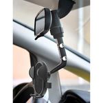 Laptop, Telefoane si Tablete - Telefoane mobile si accesorii - Accesorii Telefoane - Alte accesorii telefoane - Suport auto pentru telefon cu prindere la oglinda retrovizoare 360 grade - Negru - Infinity.ro