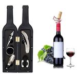 Casa si Gradina - Bucatarie si vesela - Accesorii bar - Tirbusoane si dopuri - Set desfactor/Tirbuson de vin cu 5 Accesorii,Negru - Negru - Infinity.ro
