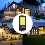 Casa si Gradina - Corpuri si surse de iluminat - Iluminat exterior - Lampi solare - Lampa Solara 150 LED COB,Putere 60W, Senzor de Lumina/Miscare - 240x120x30 mm - Infinity.ro