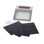 Casa si Gradina - Decoratiuni - Obiecte decorative - Accesorii decorative - Numar de casa LED cu incarcare solara, Design Modern, Gri - 200 x 150 x 100 - Infinity.ro