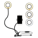 Casa si Gradina - Corpuri si surse de iluminat - Veioze si lampi - Veioze - Lampa de birou LED Selfie Ring Profesionala cu Telecomanda - Negru - Infinity.ro