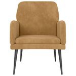 Casa si Gradina - Mobilier - Scaune si fotolii - Fotolii - Fotoliu, maro, 62x79x79 cm, catifea - Infinity.ro