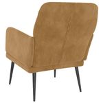 Casa si Gradina - Mobilier - Scaune si fotolii - Fotolii - Fotoliu, maro, 62x79x79 cm, catifea - Infinity.ro