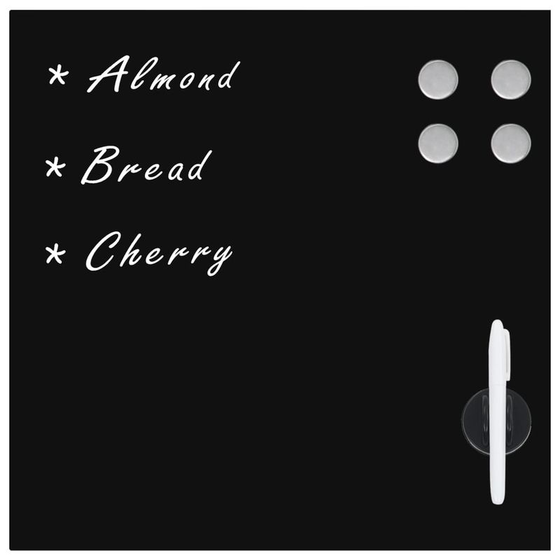 Carti si Birotica - Birotica - Accesorii de birou - Table si clipboard-uri - Tabla magnetica de perete, 50 x 50 cm, sticla - Infinity.ro