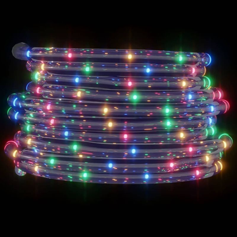 Casa si Gradina - Decoratiuni - Decoratiuni de sezon - Cablu luminos cu 1200 LED-uri, multicolor, 50 m, PVC - Infinity.ro