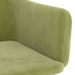 Casa si Gradina - Mobilier - Scaune si fotolii - Scaune - Scaune de bucatarie, 2 buc., verde deschis, catifea - Infinity.ro