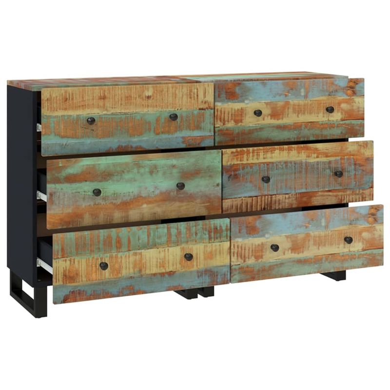 Casa si Gradina - Mobilier - Comode si corpuri - Comode - Servante, 2 buc., 60x33x75 cm, lemn masiv reciclat - Infinity.ro
