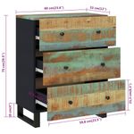 Casa si Gradina - Mobilier - Comode si corpuri - Comode - Servante, 2 buc., 60x33x75 cm, lemn masiv reciclat - Infinity.ro