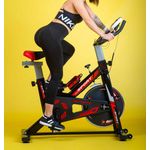Sport si Outdoor - Fitness - Aparate fitness - Biciclete fitness - Bicicleta fitness, medicinala, sport, pentru slabit, negru/rosu - Infinity.ro