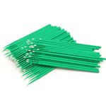 Ingrijire personala si Cosmetice - Machiaj - Accesorii machiaj - Micro perii, pentru curatarea genelor, 100 bucati, Verde - Infinity.ro